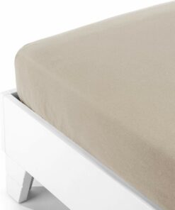 lenzuolo inferiore flanella sabbia caleffi