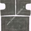 Tappeto bagno SIRIO set 3 pezzi grigio