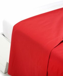 Lenzuolo superiore caleffi color rosso