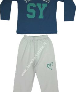 Pigiama bimbo ragazzo MOD.61 TAGLIA 6- 8 - 10 ANNI SWEET YEARS BY CALEFFI-0