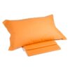 Lenzuolo caleffi color arancio