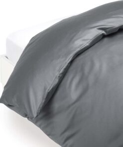 Sacco copripiumino tinta unita RASO DI COTONE Caleffi GRIGIO