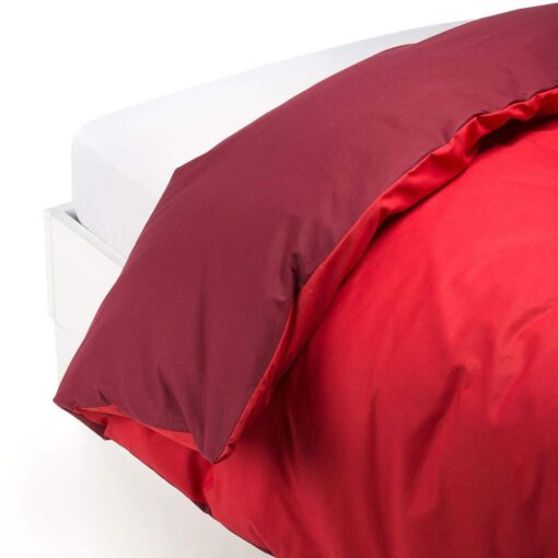 Completo copripiumino Bossi - Cortina 5520 rosso e giallo