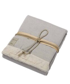 telo bagno Fazzini stripes grigio 