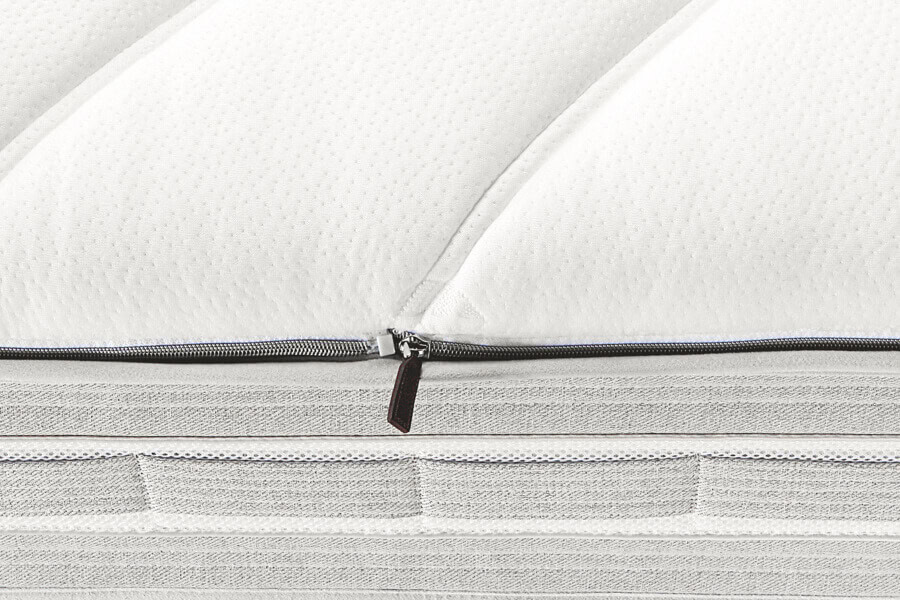 Materasso ortopedico Carisma Pillow Top dettaglio-cerniera-pillow-top