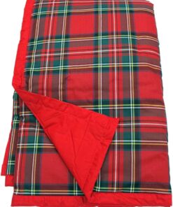 Plaid Bossi 1376 King tessuto TINTO FILO 