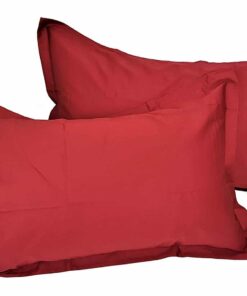 Coppia federe Fazzini raso Trecento rosso