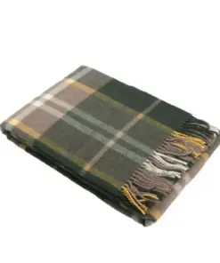 Plaid lana verde oliva Somma kilt