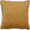 fodera cuscino arredo velluto ocra