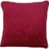 fodera cuscino arredo velluto rosso