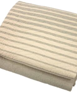 Copriletto trapuntato matrimoniale Naturae Gabel Orizzonte grigio