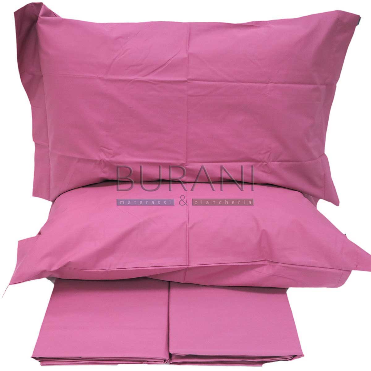 Lenzuolo matrimoniale percalle tinta unita orchiedea