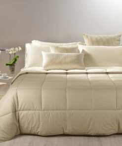 trapunta invernale cotone bicolor naturale caleffi