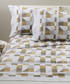 Lenzuolo matrimoniale FLANELLA Caleffi Cromatic cipria