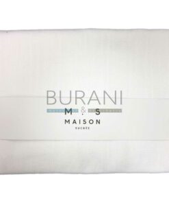 Tovaglia bianca misto lino