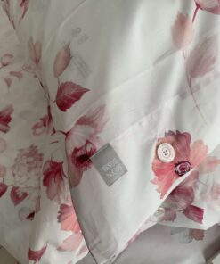 Copripiumino Bossi matrimoniale percalle Otis 8408 rosa