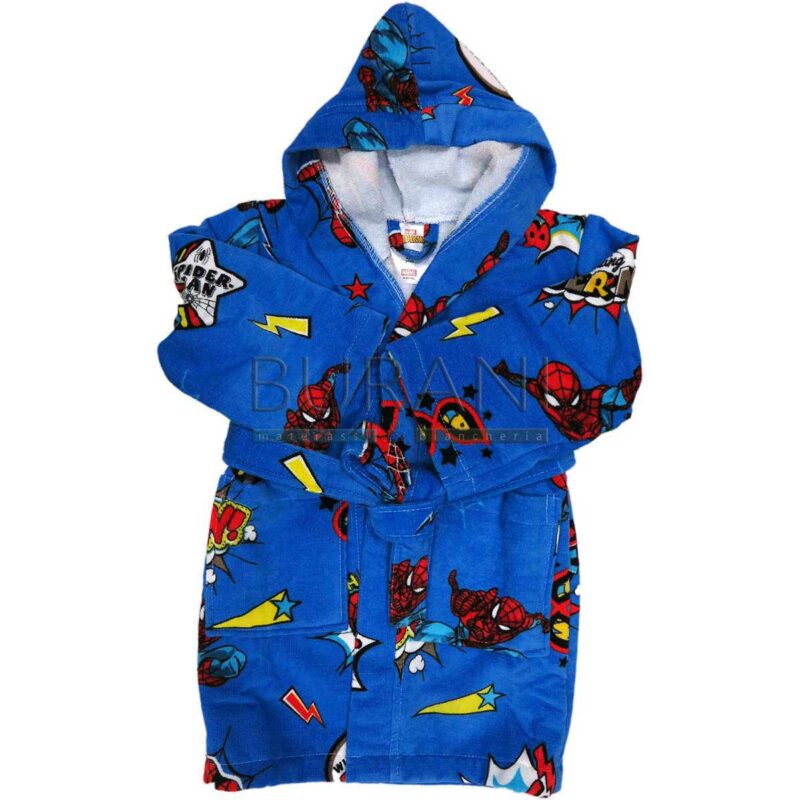 accappatoio spiderman