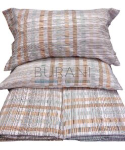 Lenzuolo FLANELLA Caleffi Millerighe arancio