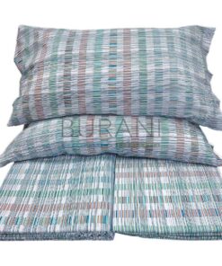 Lenzuolo FLANELLA Caleffi Millerighe blu