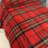 Trapunta invernale Tartan rosso