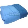 Trapunta invernale tinta unita grigio blu