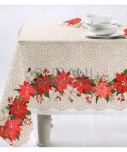 Tovaglia natalizia Caleffi Luce.2