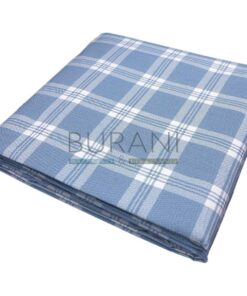 lenzuolo inferiore scozzese azzurro