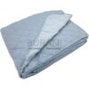 Copriletto trapuntato primaverile Sogno blu
