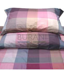 Lenzuola tinto filo piazza mezzo 7388 Geranium Bossi