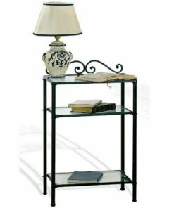 Comodino ferro battuto Tevere