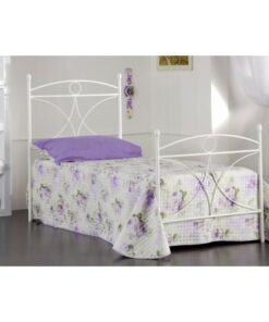 letto ferro alice bianco singolo