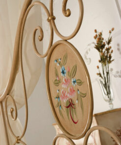 Alternative view of Letto ferro battuto Lory avorio antiquariato