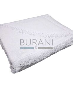 Copriletto estivo matrimoniale Ischia bianco