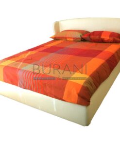 Letto imbottito matrimoniale in ecopelle avorio Diva