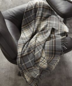 plaid somma sky grigio