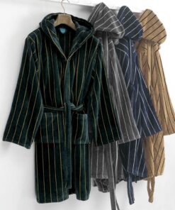 Accappatoio uomo Gessato con cappuccio