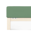 Lenzuolo inferiore jersey 50331 Schlafgut casual 665 Green mid - verde