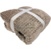 Plaid divano e coperta matrimoniale Bormio beige