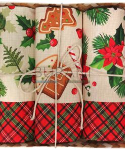 Cestino strofinacci natalizi