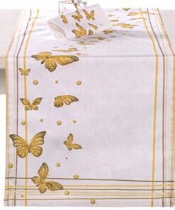 Runner Caleffi Farfalle dorate