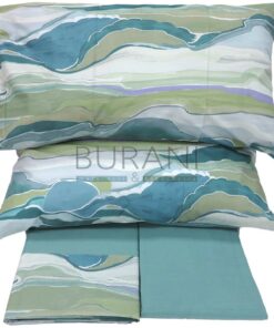 Lenzuolo matrimoniale FAZZINI Atolli petrolio