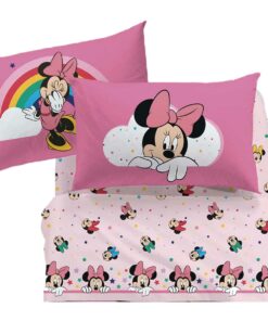 Lenzuolo Caleffi Minnie RAinbow