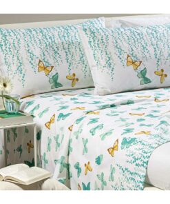 lenzuolo cotone kimberly aqua