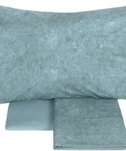 Lenzuolo copriletto matrimoniale Fazzini Galuchat petrolio