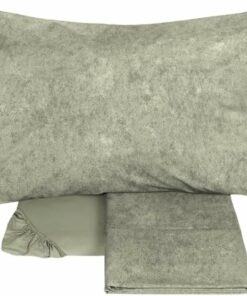 Lenzuolo copriletto matrimoniale Fazzini Galuchat verde 3 tessuto percalle