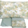 completo lenzuolo matrimoniale raso di cotone chinoserie 50