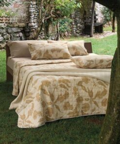 Copriletto trapuntato matrimoniale Naturae Gabel Golfo grano