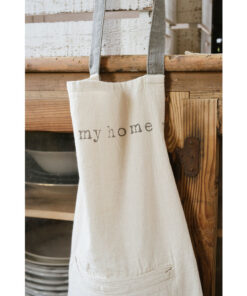 Grembiule con pettorina My home avorio