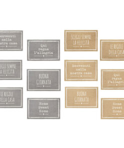 Tappeto casa con scritte My home