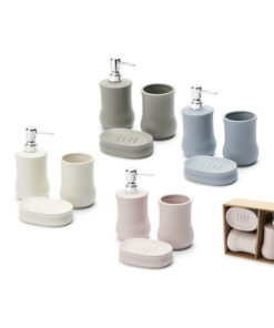 set 3 pezzi porcellana